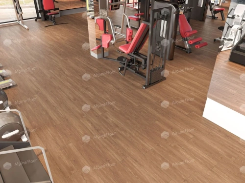 SPC ламинат Alpine Floor Sequoia ECO 6-12 SPC Секвойя Тёмная толщина 0.4 см 43 класс 1219,2х184,15 - фото 5