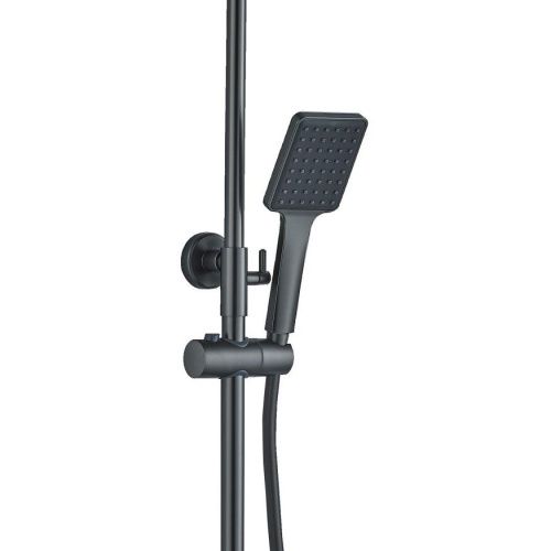 Душевая стойка Haiba HB24817-3 настенная цвет пепельный - фото 4