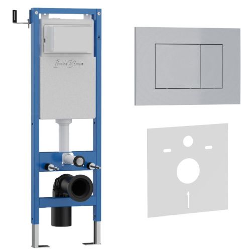 Комплект сантехническая инсталляция с клавишей смыва Iberica Blanca ESTI-S IB.001M.853 - фото 2