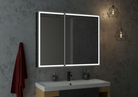 Зеркало-шкаф Continent Mirror Box МВК051 100х80 подвесной