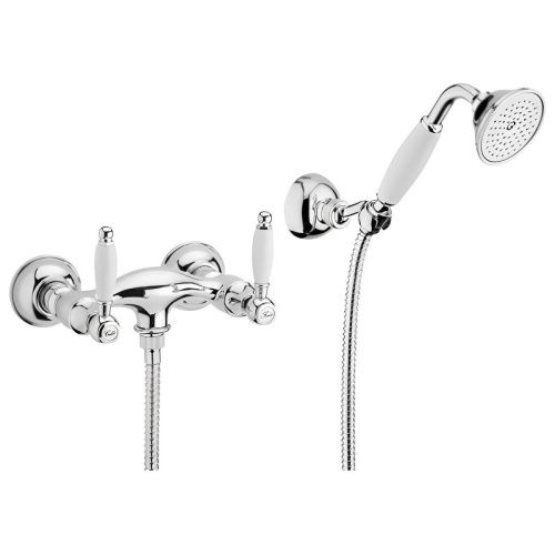 Смеситель для ванны и душа Webert Dorian DO760101015 настенный хром - фото 2