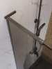 Душевая перегородка BelBagno UNO UNO-L-1-TB-90-BR-GM 90х200 стекло тонированное профиль оружейная сталь