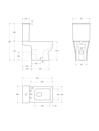 Унитаз напольный с бачком BelBagno ROMANO BB2803CP/T-TOR/SC белый с сиденьем микролифт безободковый смыв торнадо