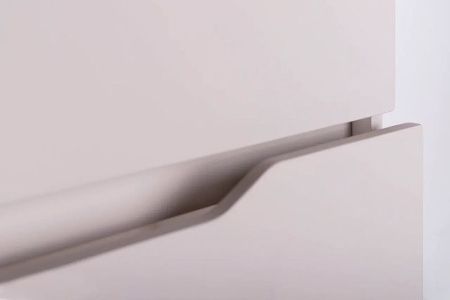 Тумба с раковиной Orange Line Li-100TuL+Ra 100х50 подвесная цвет бежевый