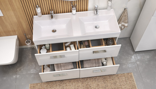 Тумба под раковину Velvex ORLANDO tnORL.120-211 120х45х80 напольная цвет белый - фото 4