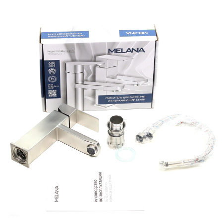 Смеситель Melana Cubo 610201 на раковину