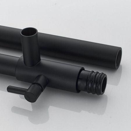 Душевая стойка Shevanik S6826H настенная цвет черный