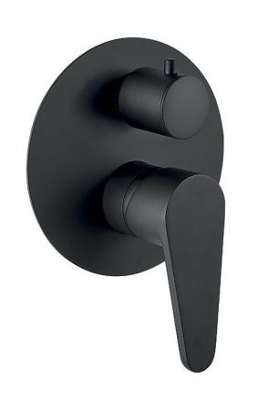 Смеситель для ванны и душа Fiore 88NN7561 настенный черный