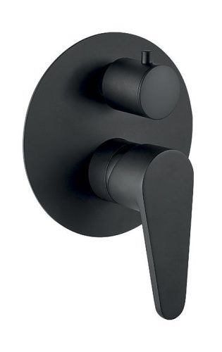 Смеситель для ванны и душа Fiore 88NN7561 настенный черный - фото 2