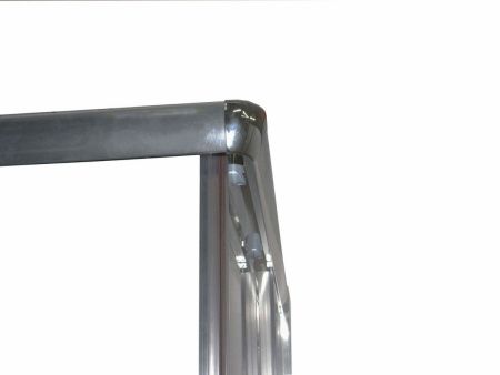 Душевой уголок Parly QZ81S 100х80 стекло тонированное профиль хром с поддоном