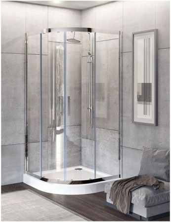 Душевой уголок Aquanet Delta NPE2142 100х100 стекло прозрачное профиль хром без поддона