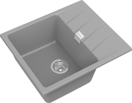 Кухонная мойка Rivelato RAUM RM-58 grigio metallizzato 60х50 цвет серый