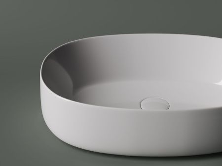 Раковина из сантехнического фарфора Ceramica Nova ELEMENT CN5023 50х40 накладная цвет белый без отверстий под смеситель