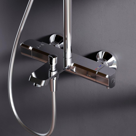 Душевая стойка Am.Pm Func F078F500 настенная цвет хром с термостатом