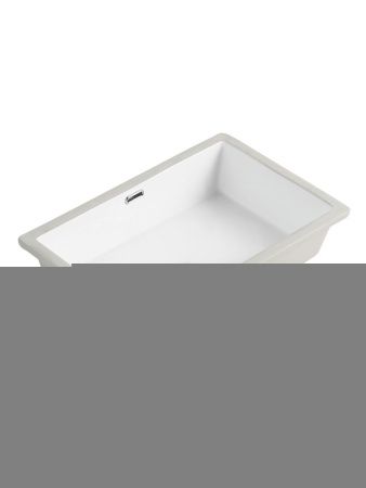 Раковина из сантехнического фарфора Orange B02-600W 60х40 встраиваемая цвет белый