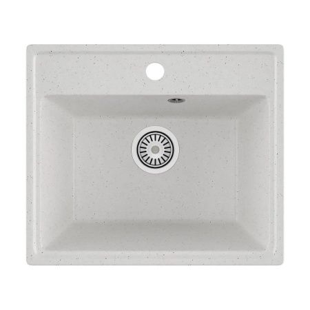 Кухонная мойка Maretti Kitchen 490 KT490-WH 50х40 цвет белый поверхность матовая