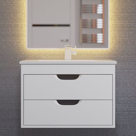 Тумба под раковину Uperwood Modul 2930205354 60х40 подвесная цвет белый