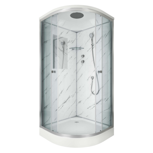Душевая кабина Niagara Luxe 7702M 100х100 четверть круга