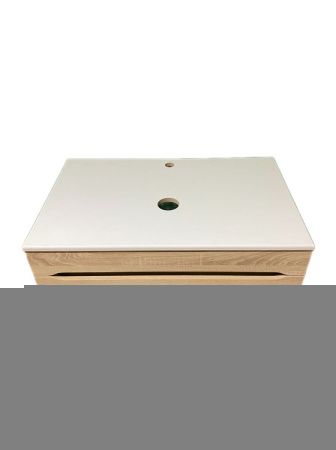 Тумба с раковиной Sintesi STL.W7817_SIN-LVB-APP-409 60х60 подвесная цвет бежевый