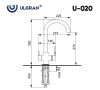 Смеситель для кухни Ulgran Classic U-020-304 на мойку нержавеющая сталь