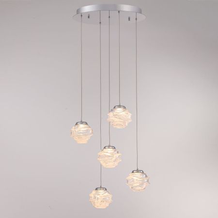Светильник подвесной Delight Collection MD25030003-5A chrome/clear