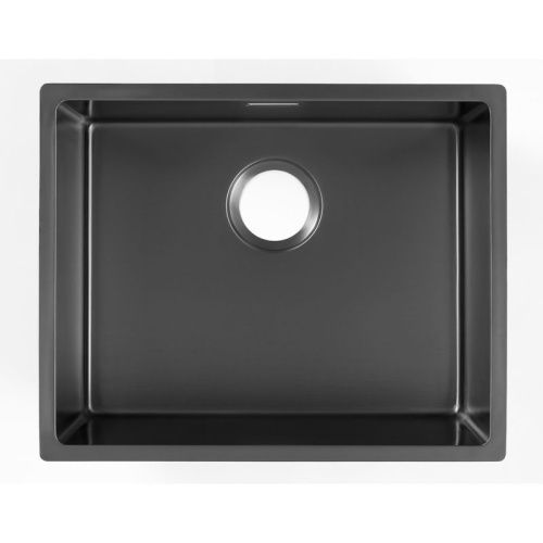 Кухонная мойка Grandex Aqua 5011363 54х44 цвет графит поверхность матовая - фото 5
