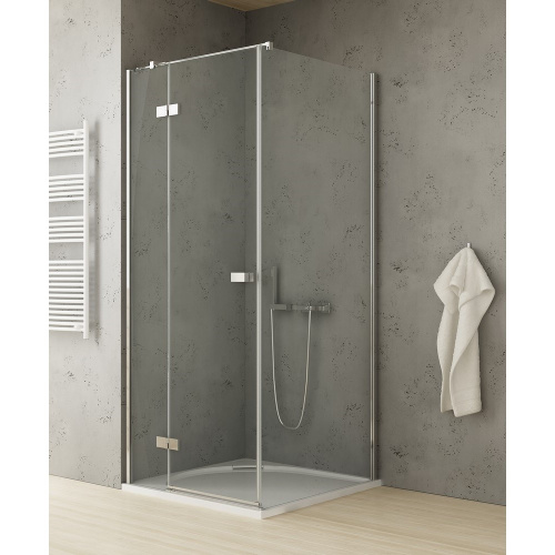 Душевой уголок New Trendy REFLEXA Chrome EXK-5118 90х90 стекло прозрачное профиль хром глянцевый без поддона - фото 2