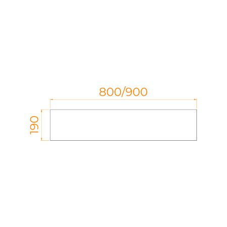 Экран боковой для поддона RGW 16230112-80