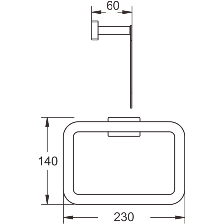 Полотенцедержатель BELZ B90404