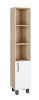 Шкаф-пенал Grossman Флай 303001 30х160 напольный цвет белый/коричневый
