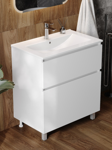 Тумба с раковиной Teymi Laina F16045 75х46х50 напольная - фото 5