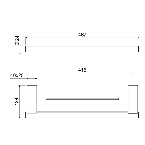 Полка Timo Luiro 18573/00 - фото 2