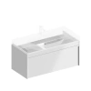Тумба под раковину Kerama Marazzi MODULA MO.100.1+1\WHT 100х50 подвесная цвет белый