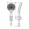 Душевой гарнитур Hansgrohe Rainfinity 26851000 настенный хром