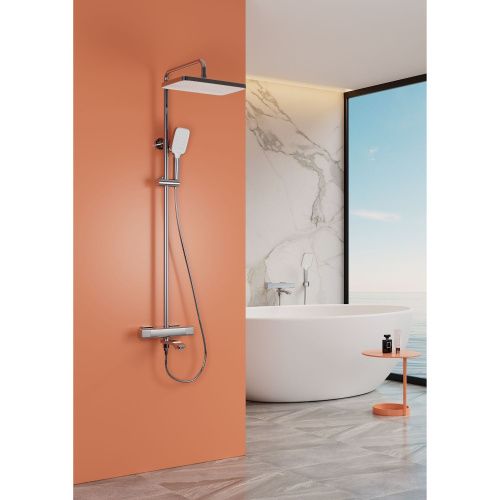 Душевая стойка Raglo R01.26 настенная цвет хром - фото 3