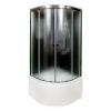 Душевая кабина AvaCan B10SELBLACK 100х100 четверть круга с крышей ориентация универсальная