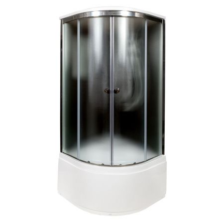Душевая кабина AvaCan B10SELBLACK 100х100 четверть круга с крышей ориентация универсальная
