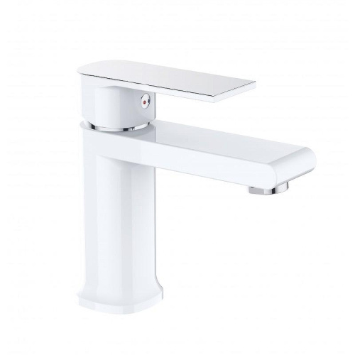 Смеситель D-Lin D110363-C на раковину хром/белый - фото 2