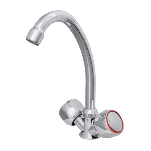 Смеситель для кухни Сантаком StOmega 3310-4 на мойку хром - фото 2
