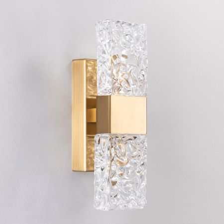 Светильник настенный Delight Collection Wall lamp (Валл ламп) 88068W gold/clear