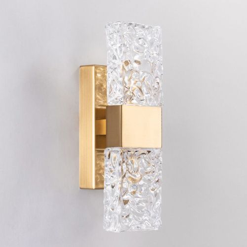 Светильник настенный Delight Collection Wall lamp (Валл ламп) 88068W gold/clear - фото 3