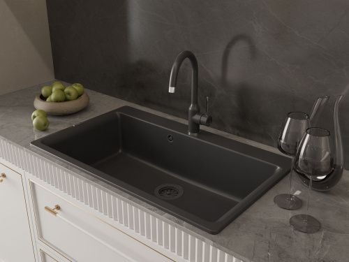 Смеситель для кухни Rivelato 1923502 antracite oro на мойку черный/золото - фото 3