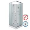 Душевая кабина Niagara Classic 11011423BKG 90х90 квадратная без крыши ориентация универсальная