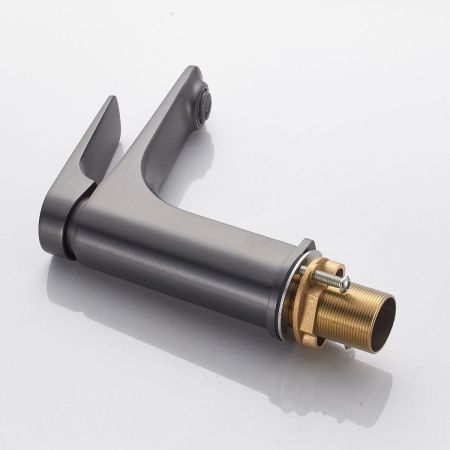 Смеситель Shevanik S4201T на раковину оружейная сталь