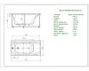 Ванна акриловая Aquatek Альфа ALF140-0000019 140х70 пристенная прямоугольная с каркасом без ручек