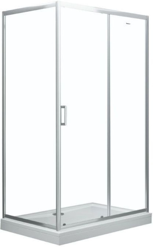 Душевая перегородка Aquanet SP-0800A 80х190 стекло прозрачное профиль хром глянцевый - фото 2