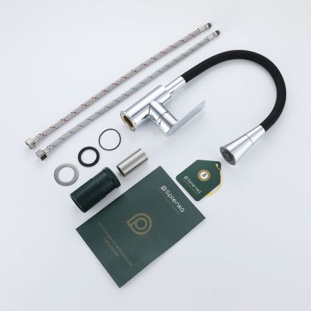 Смеситель для кухни Splenka S05 S05.43 на мойку хром