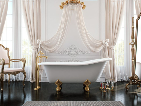 Ванна из литьевго мрамора Эстет Царская ФР-00014625 150х73 отдельностоящая овальная