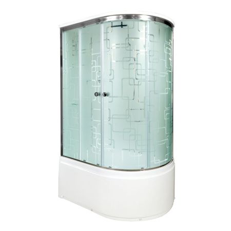 Душевая кабина AvaCan EM5012L 120х90 асимметричная с крышей ориентация левая