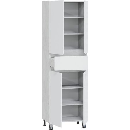 Шкаф-пенал СанТа Марс 700414 60х180 напольный цвет белый